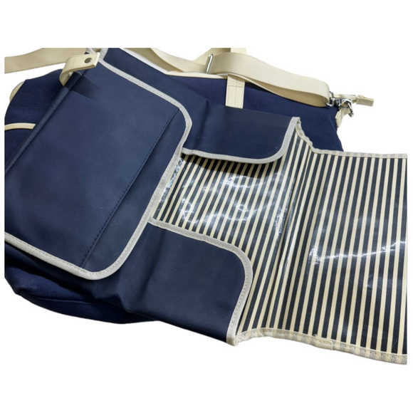 Diaper bag BeautyCounter blue bag with changing mat - Picture 5 of 7